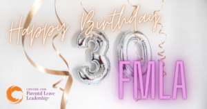 30 balloons and streamers celebrate 30 years of FMLA